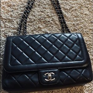 Sold !!Authentic Chanel Jumbo Flap Bag.